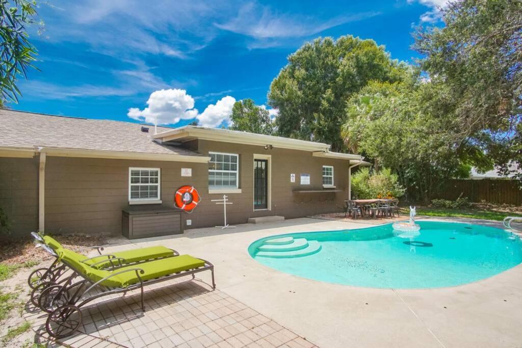 Boho Vibes- Private Pool- 10 Min To Raymond James Villa Tampa Exterior photo